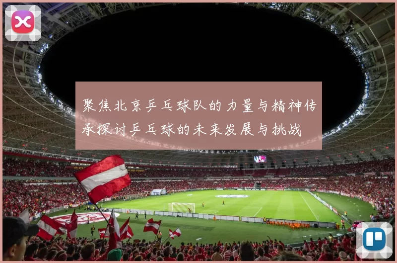 聚焦北京乒乓球队的力量与精神传承探讨乒乓球的未来发展与挑战